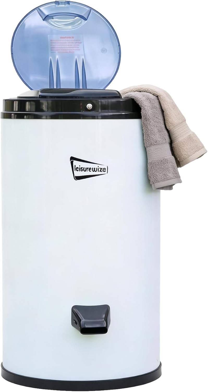 Portable 230v Heavy Duty Low Wattage 6kg Spin Dryer | 2800 RPM | Steel Drum | Student Camping Caravan Motorhome Dryer | Energy-Efficient (LW642)