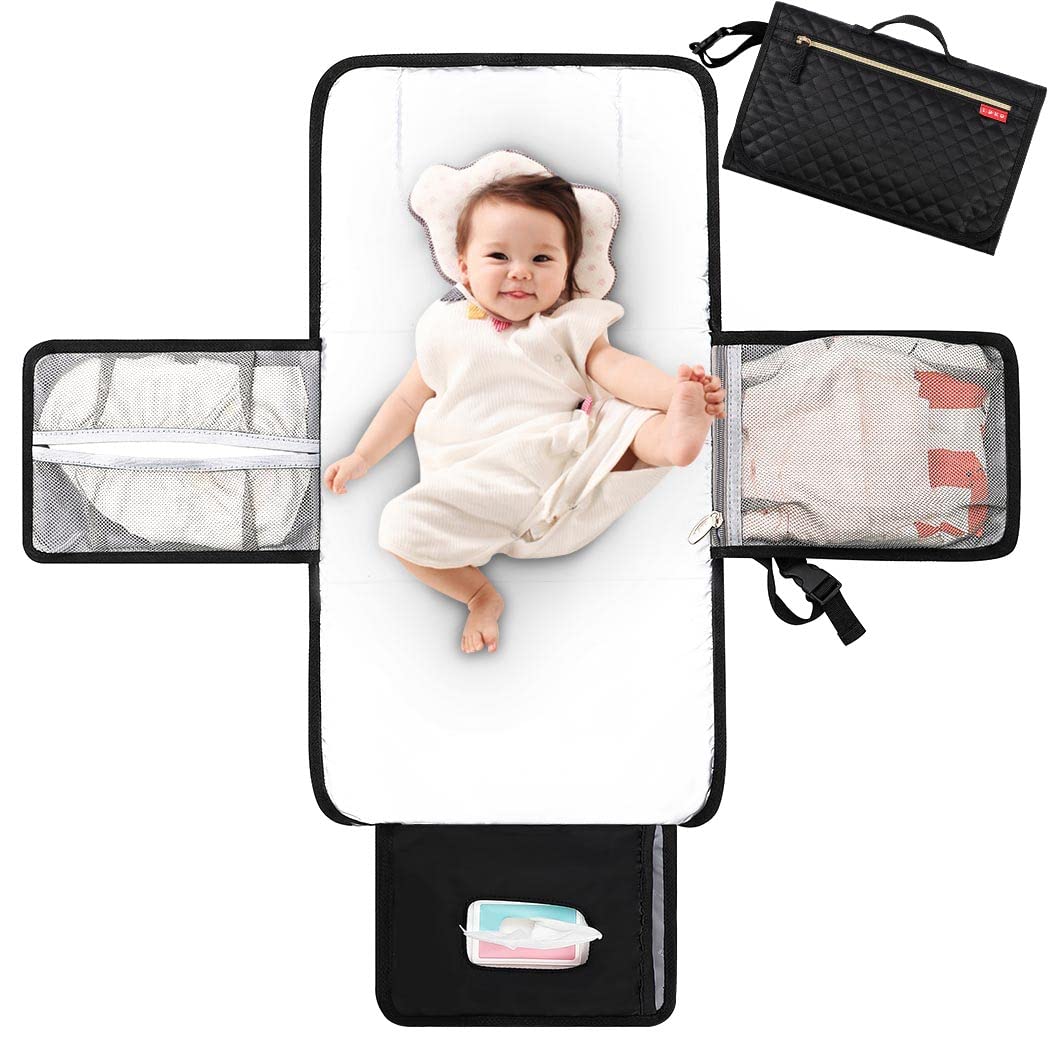 Lekebaby Portable Nappy Changing Mat Travel Baby Change Mat
