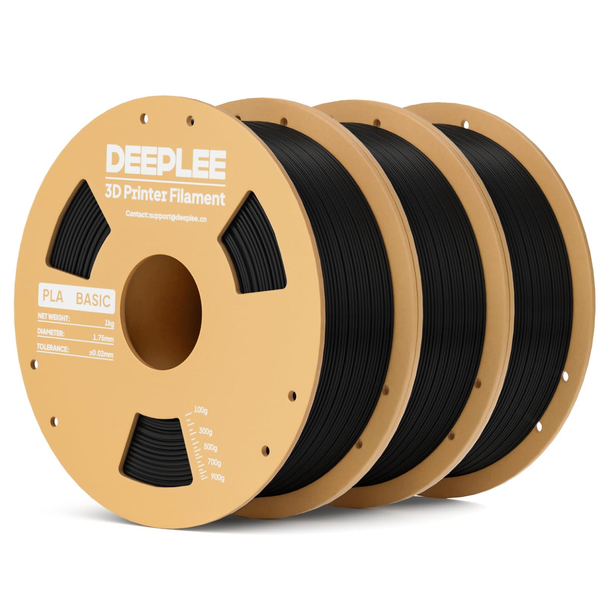 DEEPLEE PLA Filament 1.75mm, Basic 3D Filaments Beige 1kg