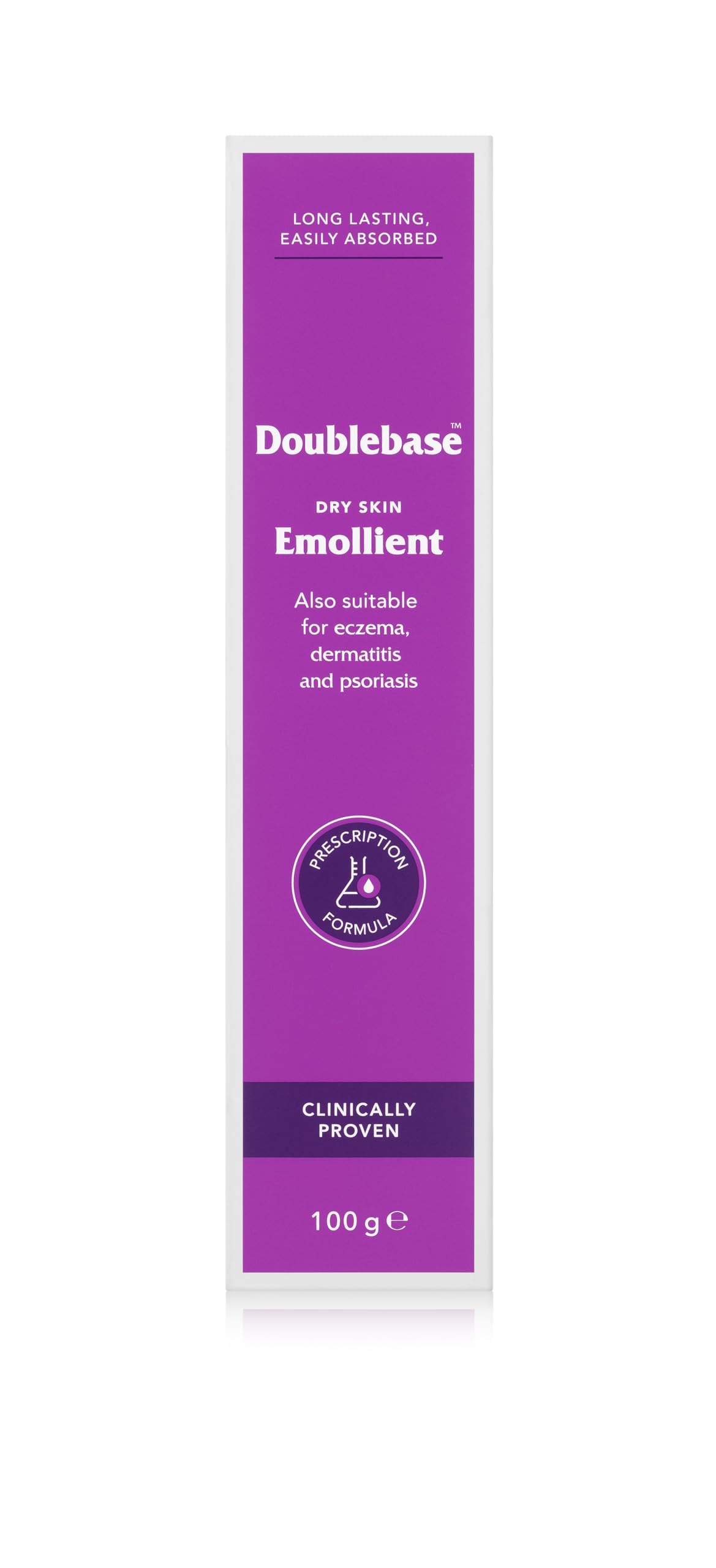 Doublebase Dry Skin Emollient. Clinically Proven Moisturiser for Eczema, Psoriasis and Dermatitis Treatment. Body Cream for Dry Skin Relief (Packaging May Vary), 250g Pump Pack