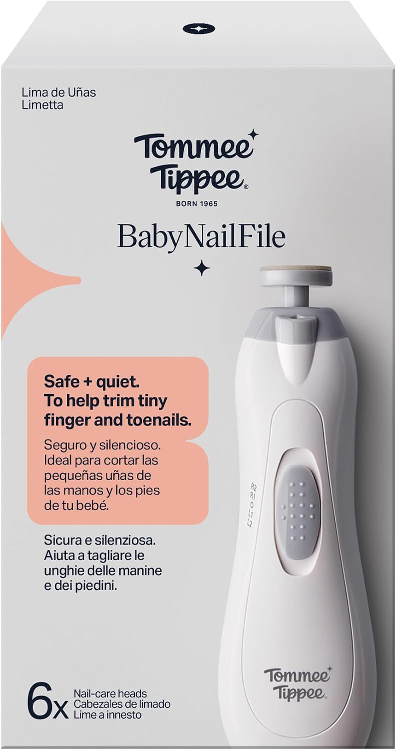 Tommee Tippee Electric Baby Nail File Six Filing Heads
