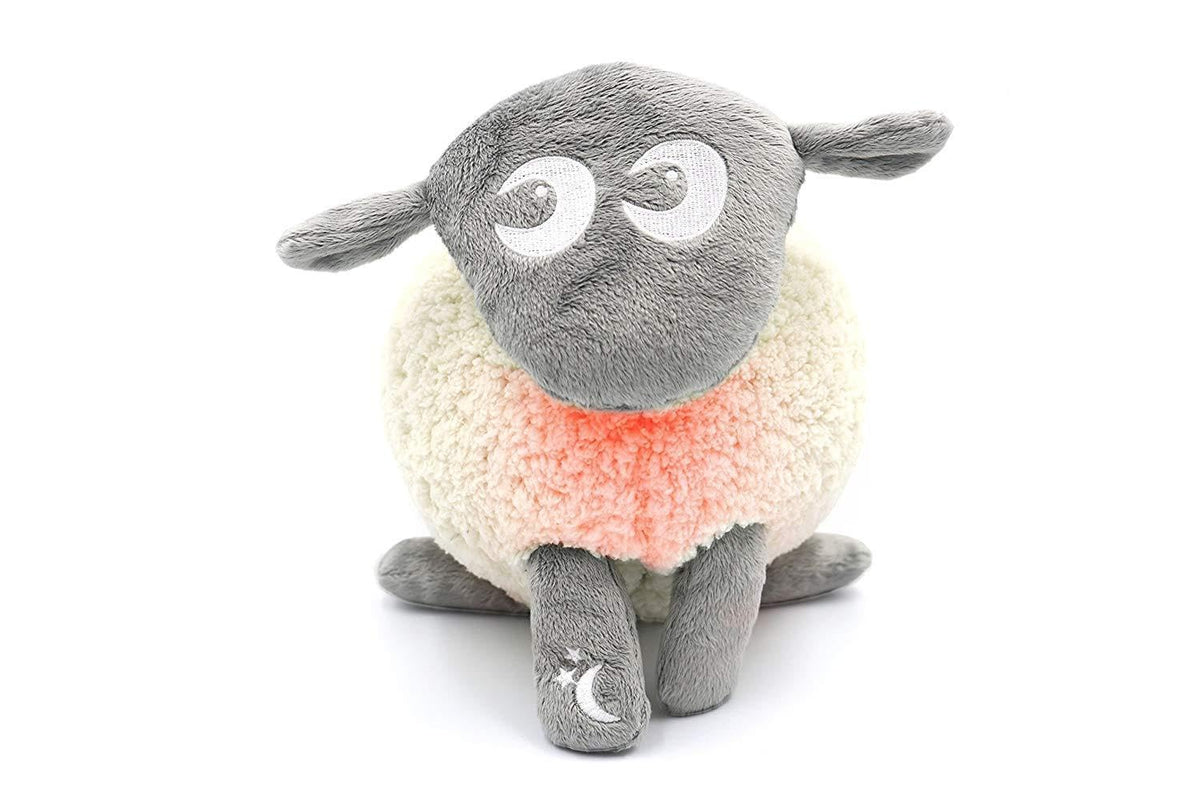 Sweet Dreamers, Rechargeable Ewan Deluxe, Grey | Baby & Infant Sleep Aid Gift | Cry Sensor & Nightlight | 10 Soothing White & Pink Noise Sounds | Continuous or Timer Playback | Machine Washable