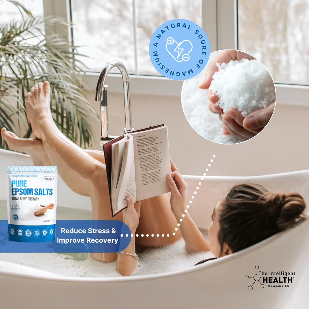 Magnesium Sulphate Bath Salts Soak, Muscle Magnesium Epsom Salts, 1kg