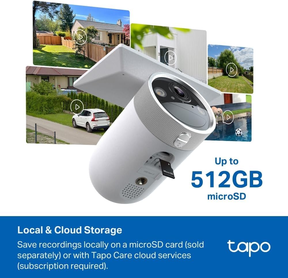 Tapo TC82 2K Battery Outdoor Security Camera Wireless