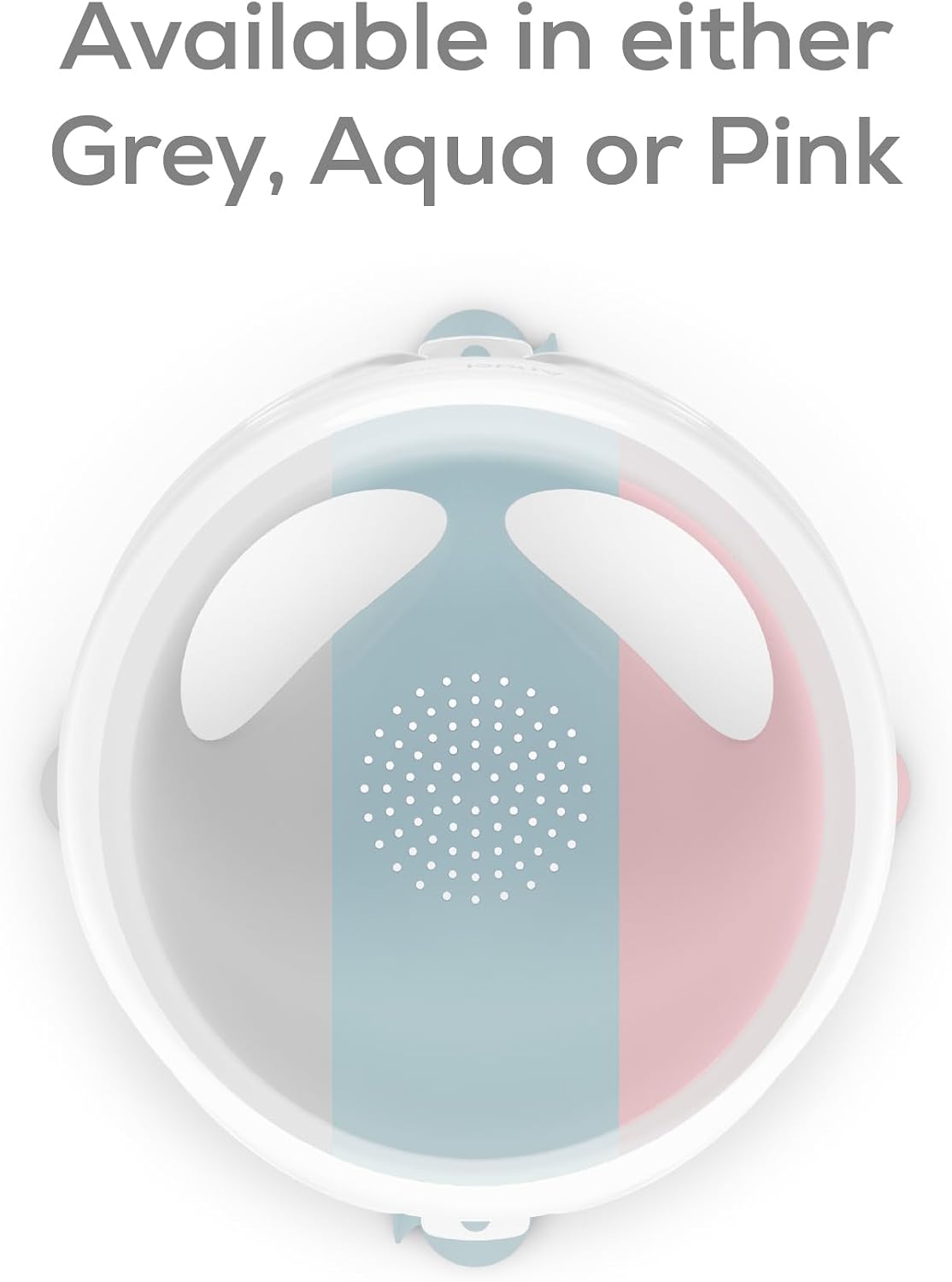Angelcare - Baby Bath Seat - Soft Touch Support - Water Level Indicator - Fixation by Suction Cups - Grey