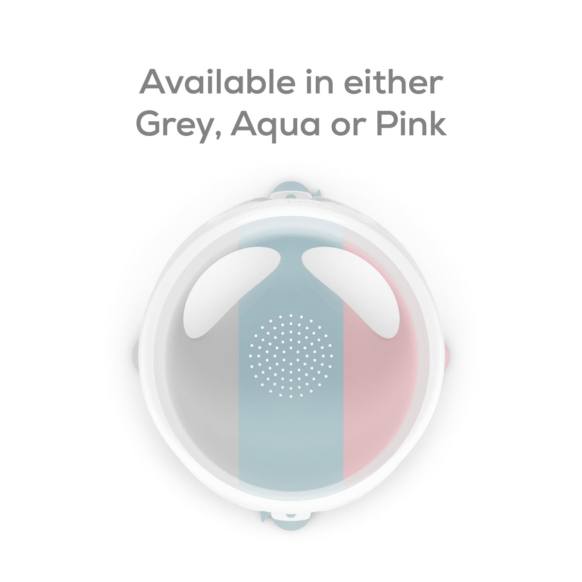 Angelcare - Baby Bath Seat - Soft Touch Support - Water Level Indicator - Fixation by Suction Cups - Grey