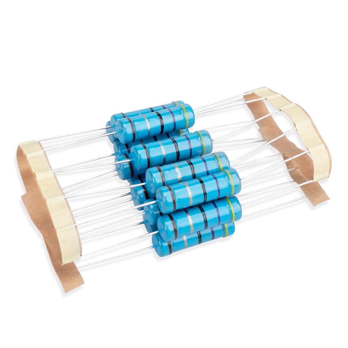 50 Pcs 1W 1% Tolerance 0.1 Ohm Metal Film Resistor Resistance for DIY Project and Experiments