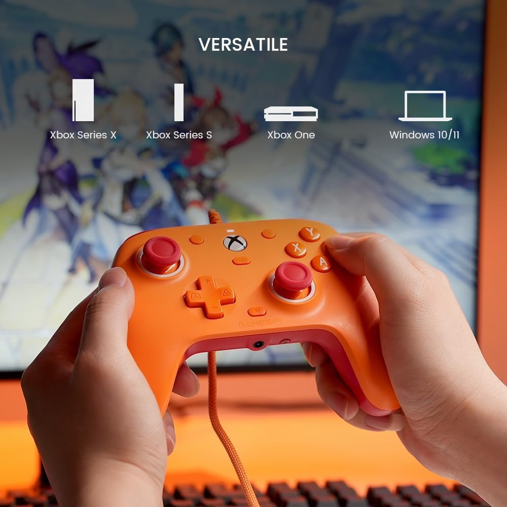 GameSir G7 SE Wired Controller for Xbox Series X|S, Xbox One & Windows 10/11, Plug and Play Gaming Gamepad with Hall Effect Joysticks/Hall Trigger, 3.5mm Audio Jack