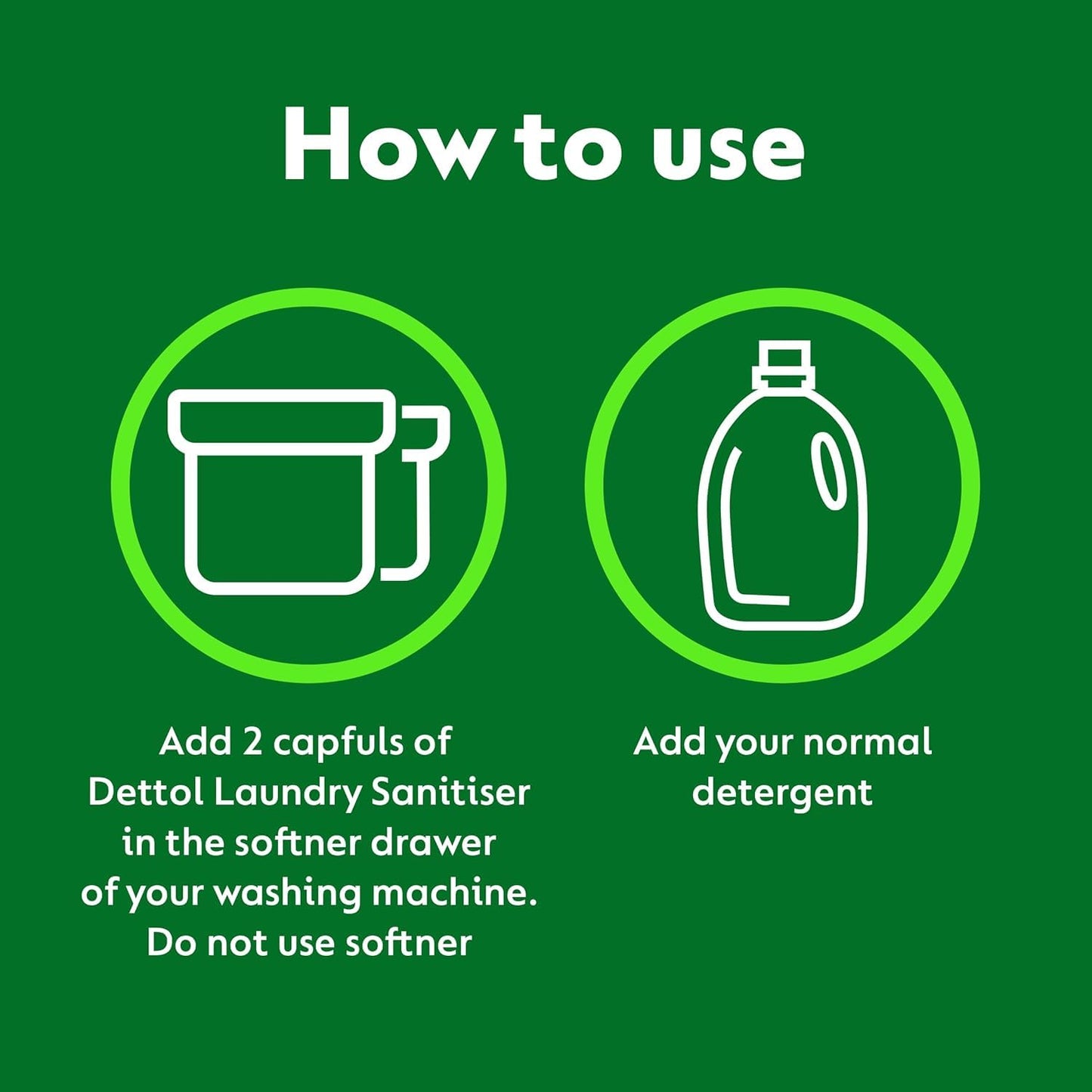 Dettol Antibacterial Laundry Sanitiser Fresh Cotton 6L | 4 x 1.5L