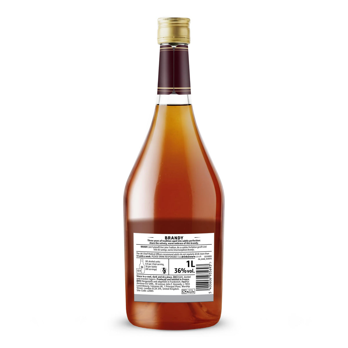 by Amazon Vodka | 37.5% ABV | 1L | Triple Distilled in the UK | Award-Winning Smooth Vodka | For Cocktails & Mixing