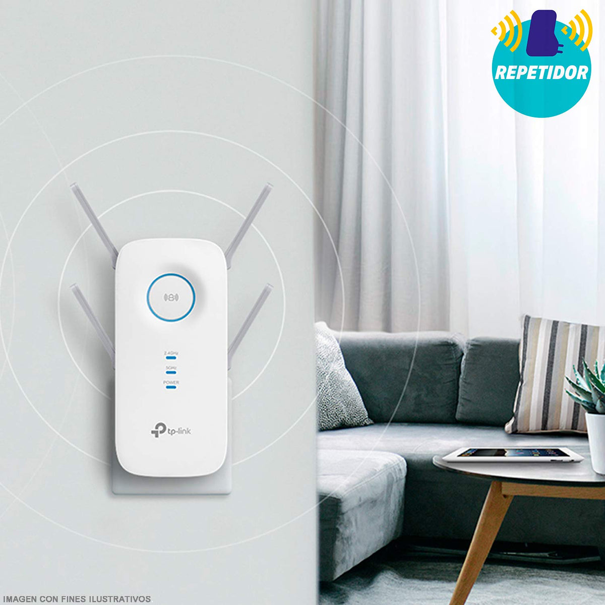 TP-Link RE550 AC1900 WiFi Extender Booster WiFi Booster