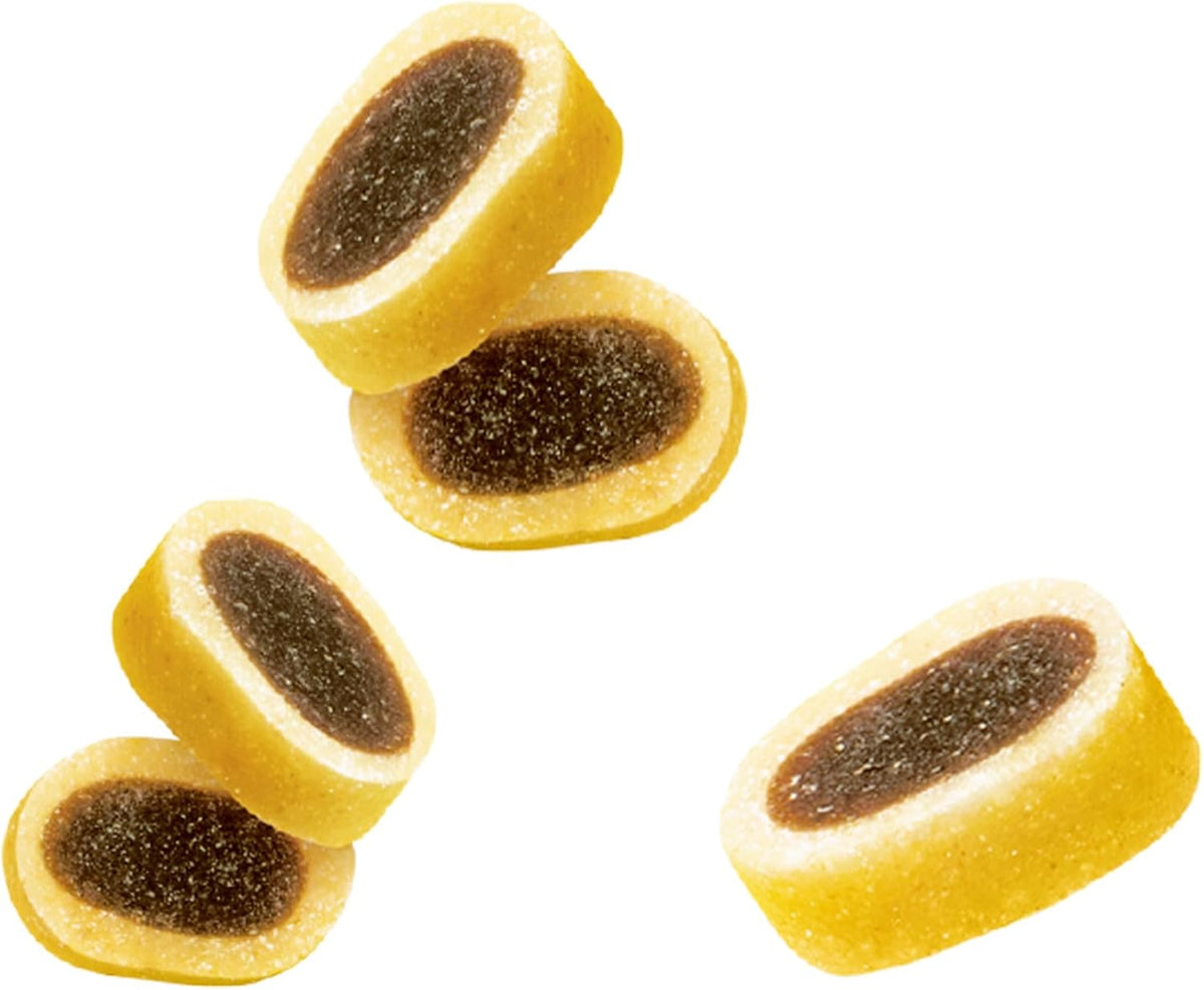 PEDIGREE TASTY MINIS Adult Dog Treats Cheese & Beef Nibbles 140g - Pack of 8, Packaging May Vary