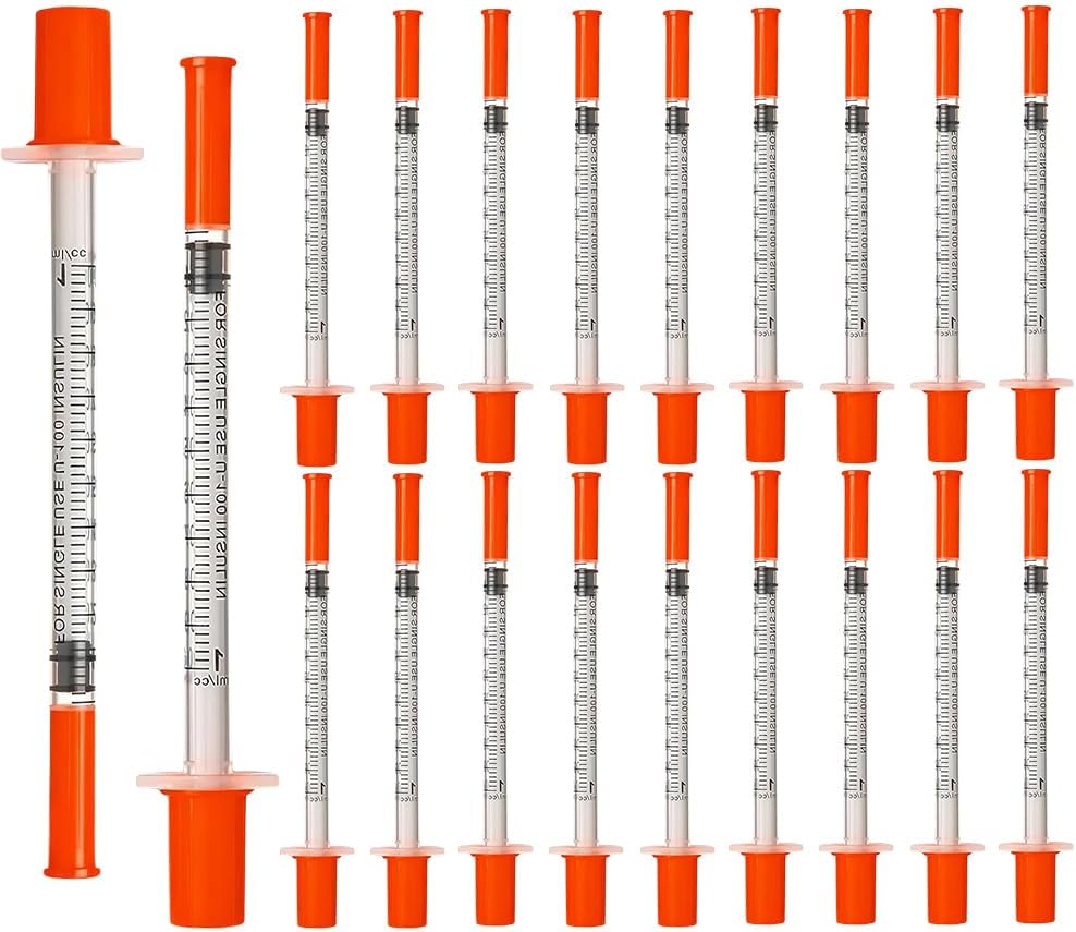 20Pcs 1ml 31G 6mm Individually Wrapped Plastic Dispensing & Measuring Tools
