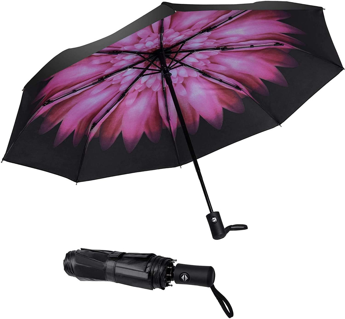 SY COMPACT Travel Umbrella Windproof Automatic Unbreakable UV Protection