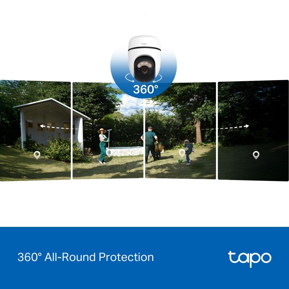 Tapo TC90 KIT 2K 3MP Solar Pan/Tilt Outdoor Security Camera Wireless
