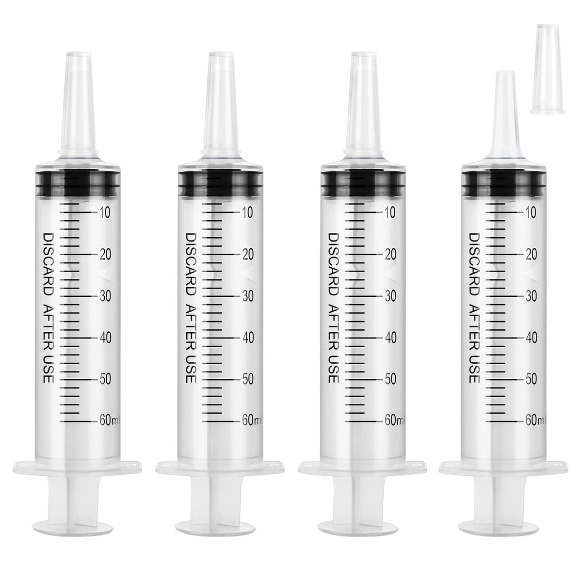 OFFCUP Plastic Syringes, 3pcs 20ML No Needle Syringe Individually Packaged