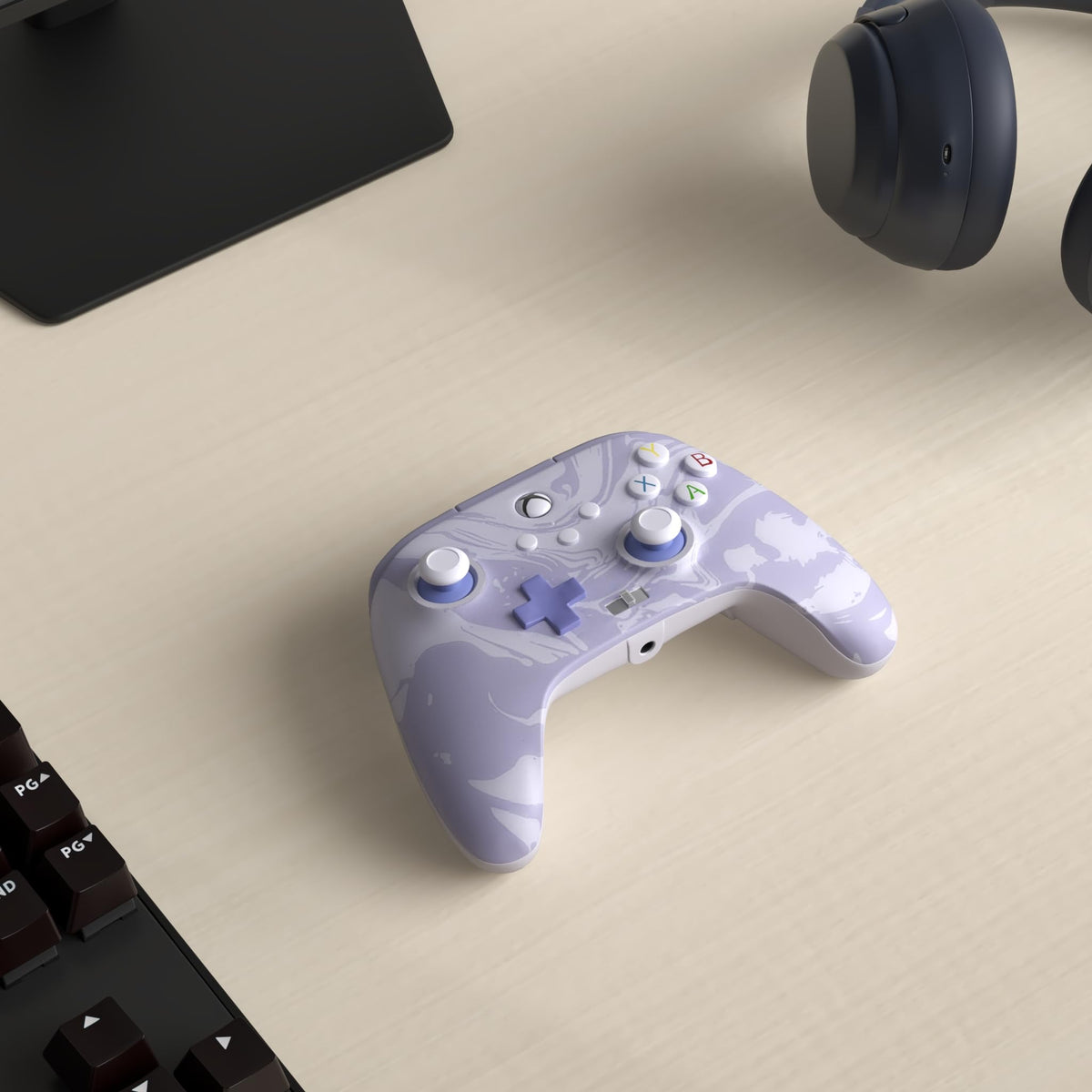 PowerA Enhanced Wired Controller for Xbox Series X|S, Wired Video Game Controller, Gamepad for Xbox X and S, Officially Licenced by Xbox, 2 Years Manufacturer Warranty - Purple Hex