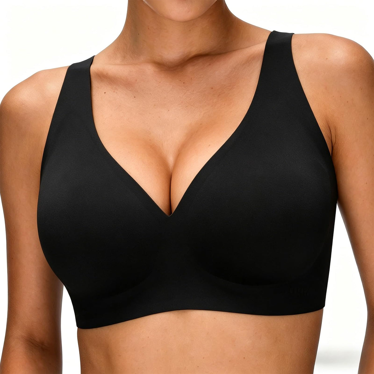 Seamless Jelly Bra,Full Cup Leopard Print Bra Comfort Sleep Jelly Push Up Bra Seamless No Under Wireless Bras for Women UK Everyday T Shirt Bras