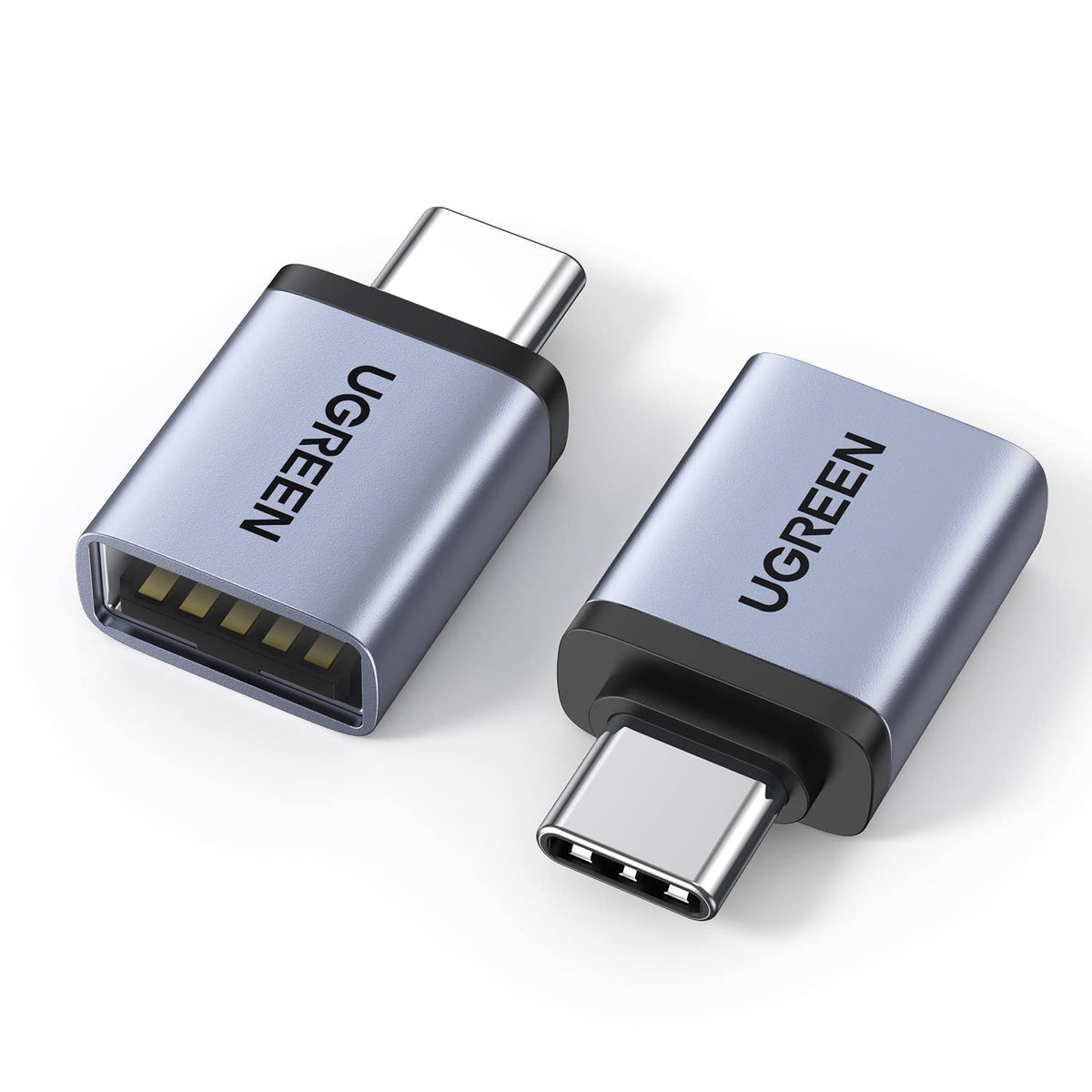 UGREEN USB to USB C Adapter 10Gbps for iPhone, iPad, MacBook, Galaxy 4 Pack