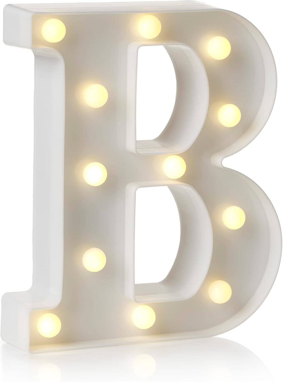 Auraglow LED Light Up Letter C Sign, Battery Powered Party Decoration