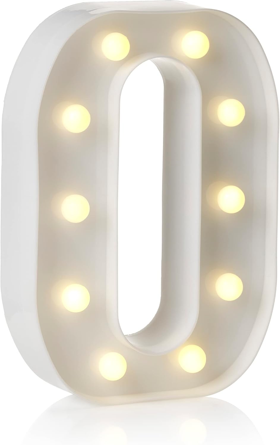Auraglow LED Light Up Letter C Sign, Battery Powered Party Decoration