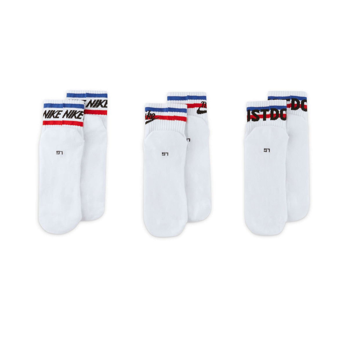 Nike 3 Pack Unisex Adult U NK V CUSH ANKLE Socks