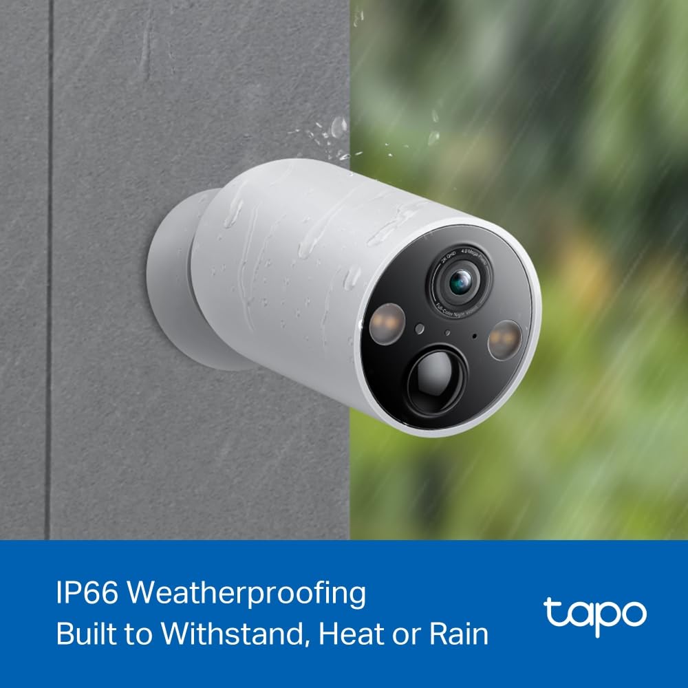 Tapo TC82 2K Battery Outdoor Security Camera Wireless