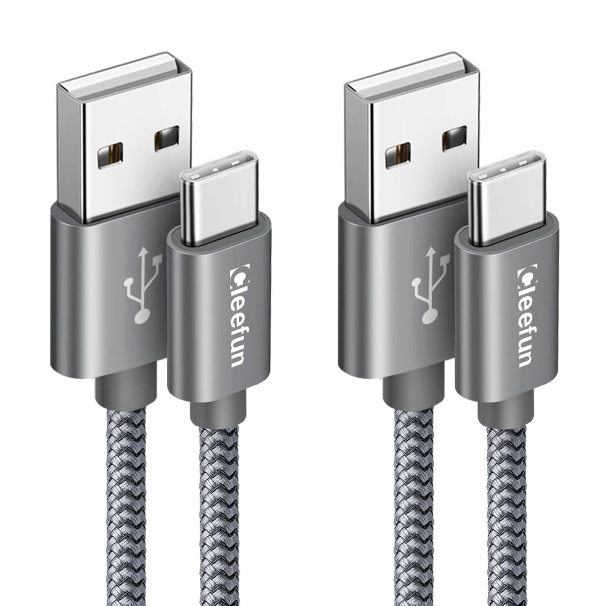 CLEEFUN 3M USB C Cable (2-Pack), Long PS5 Controller Charger Fast Charging