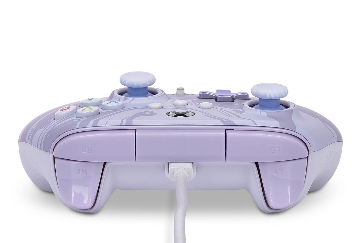 PowerA Enhanced Wired Controller for Xbox Series X|S, Wired Video Game Controller, Gamepad for Xbox X and S, Officially Licenced by Xbox, 2 Years Manufacturer Warranty - Purple Hex