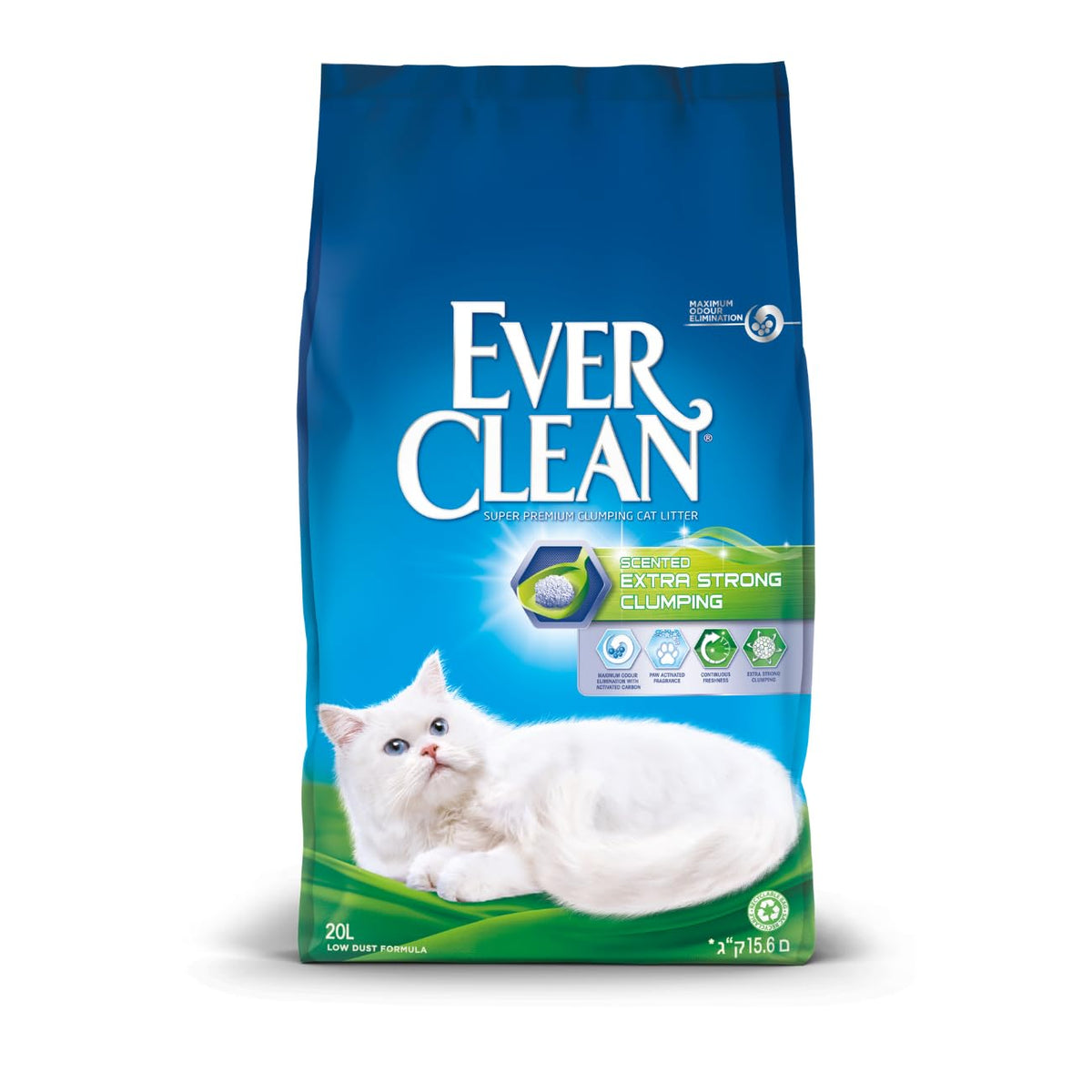 Ever Clean Clumping Cat Litter Extra Strong Clumping Cat Litter, Scented for Long-lasting freshness, 10L