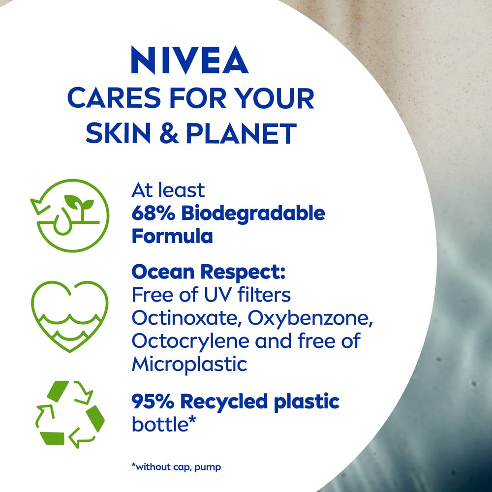 NIVEA SUN Protect & Moisture Sun Spray SPF 50+ (200ml), Moisturising Suncream Spray with SPF 50+, Advanced Sunscreen Providing Immediate, Effective UVA + UVB Protection (Pack of 2)