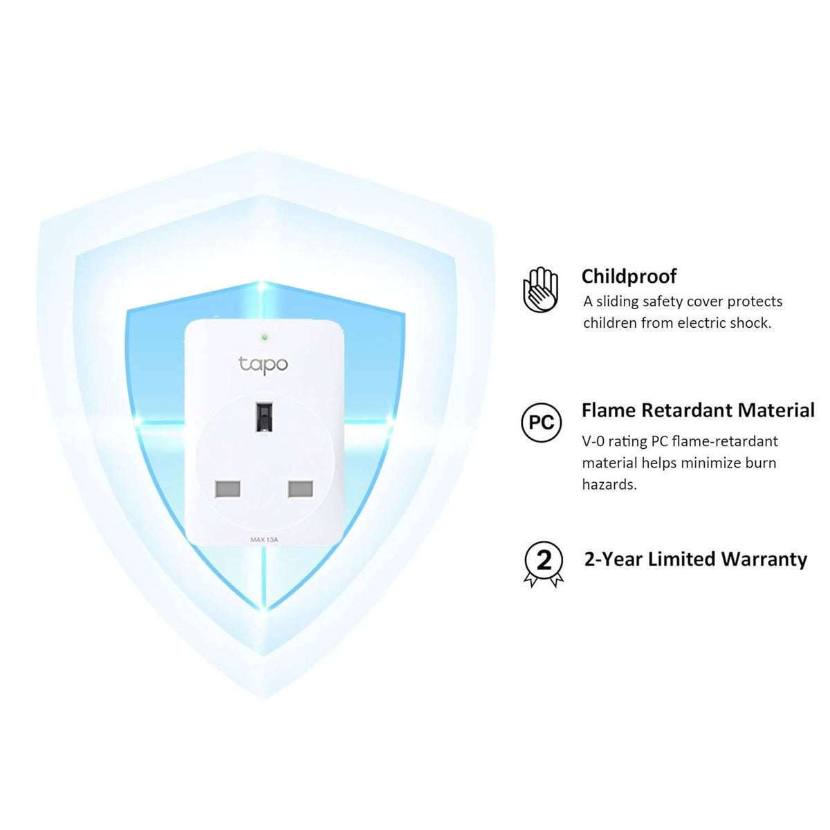 Tapo P100 2-Pack Smart Plug, Wi-Fi, App Remote Control, Voice Control with Alexa & Google, Away Mode, Scheduling & Timer, Device Sharing, Easy Set Up, Multiple Safety Guarantees