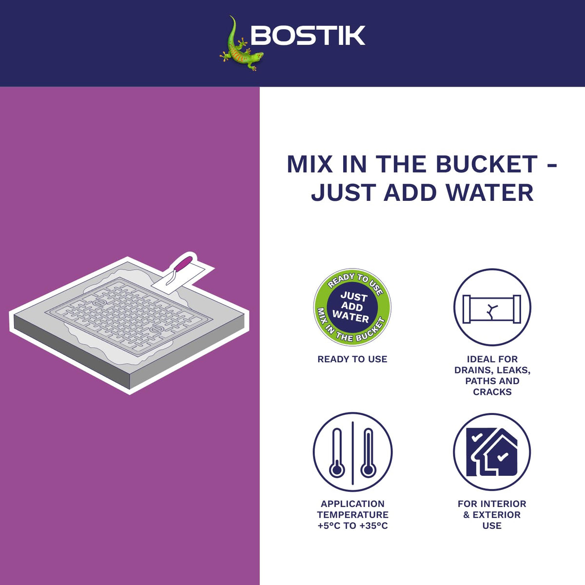 Bostik Rapid Setting Cement 10kg