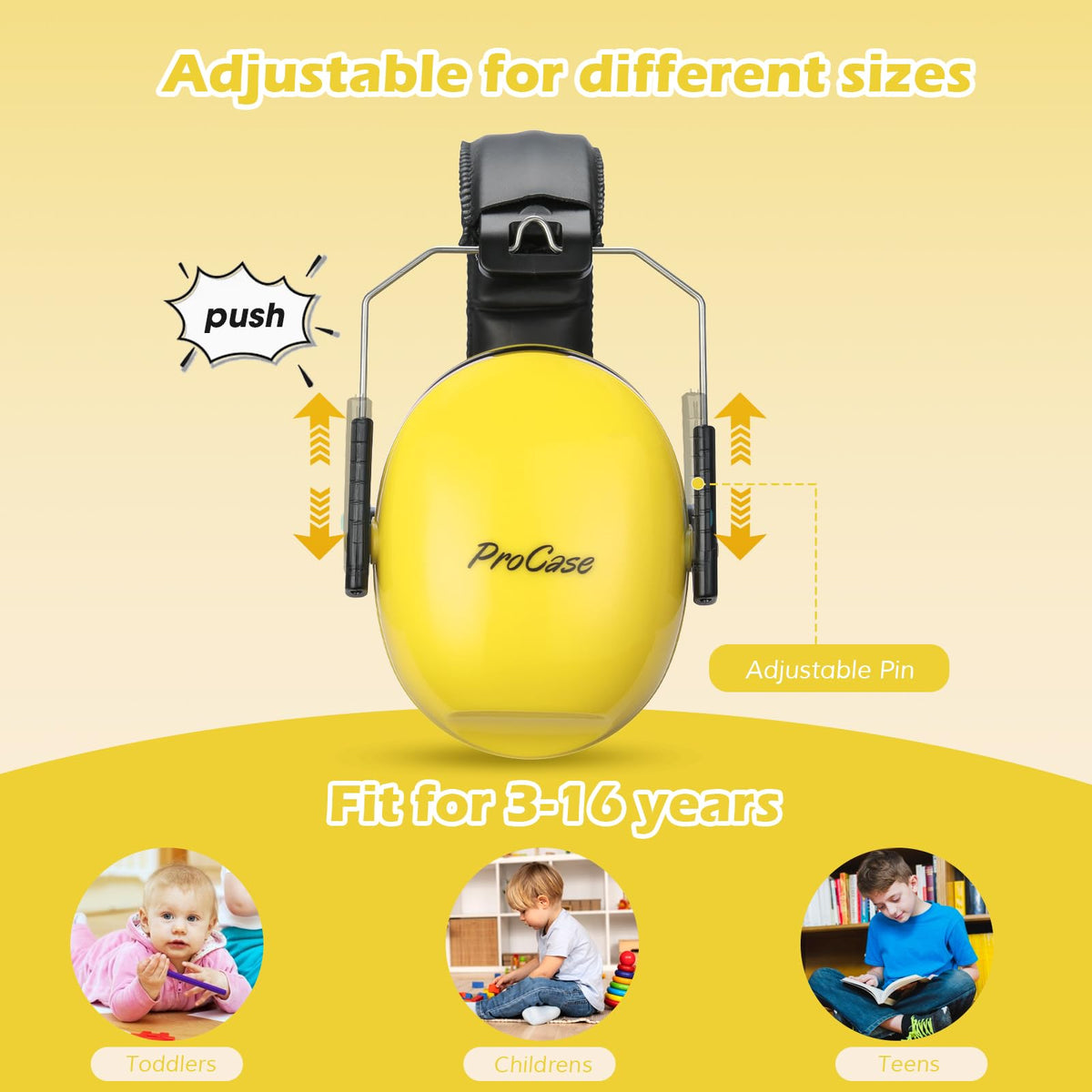ProCase Ear Defenders for Children/Toddlers 3-16 Years SNR 27dB -Blue
