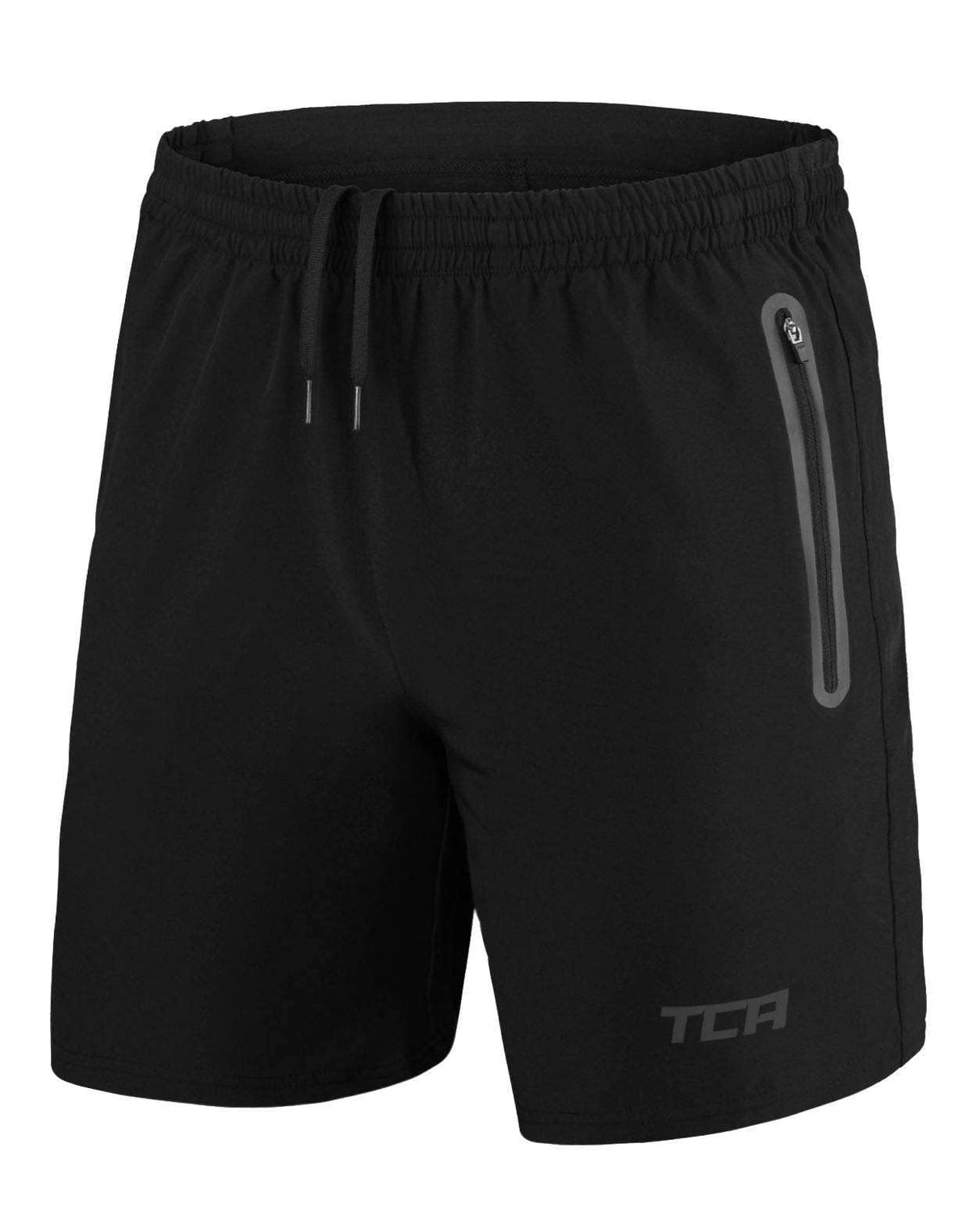 TCA Elite Tech Mens Running Shorts with Zip Pockets, Gym Shorts Men Training Sports Short with Phone Pocket