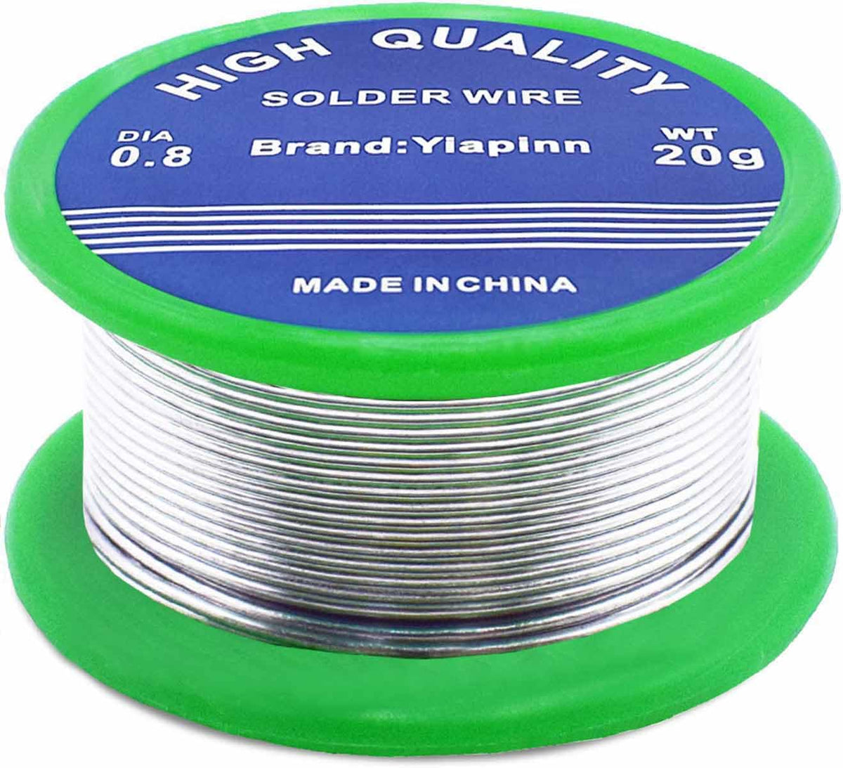 Solder Wire Net 50g 0.8mm Soldering Wire Lead Free Sn99.3 Cu0.7 with Rosin Core for Electronic Electrical Soldering Components Repair and DIY(50g)