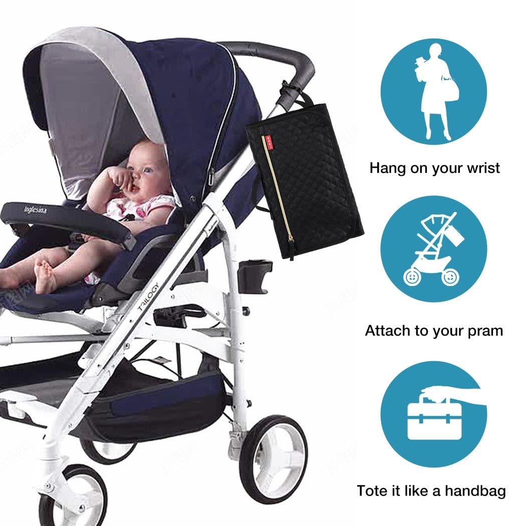 Lekebaby Portable Nappy Changing Mat Travel Baby Change Mat