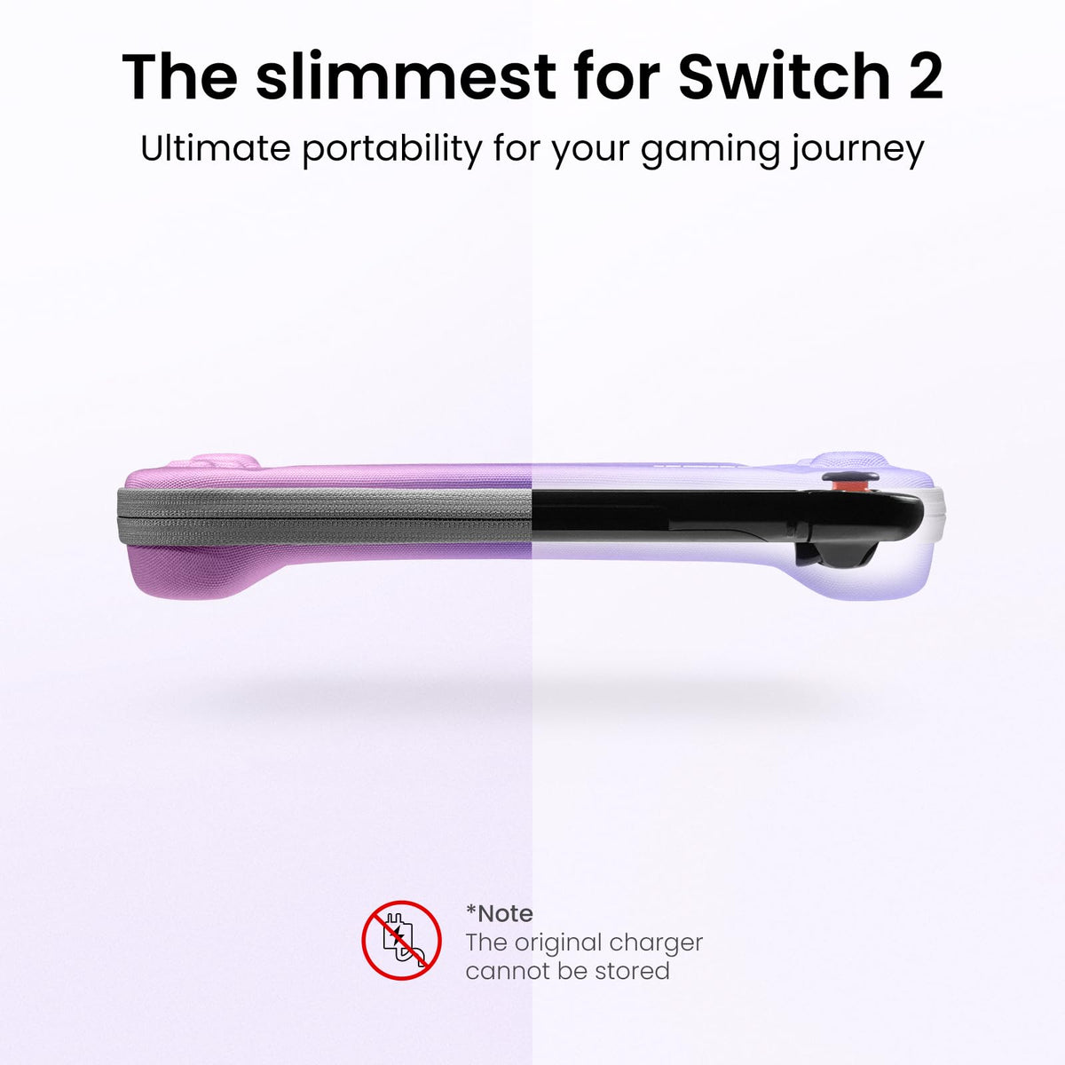 tomtoc Slim Carring Case for Nintendo Switch 2, Military Grade Protection