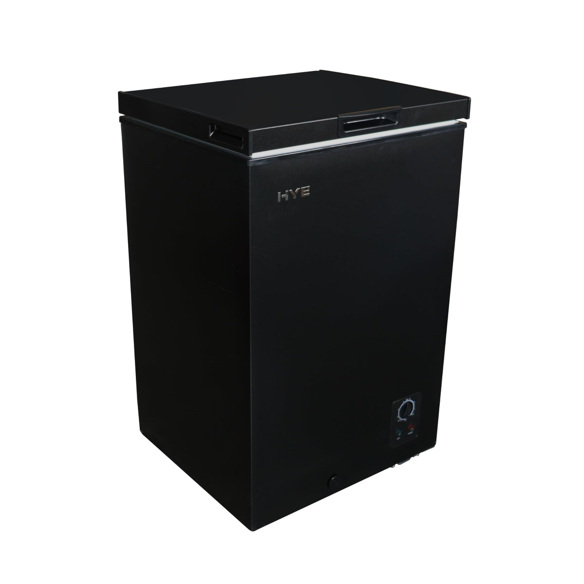 HYE Chest Freezer - 205L Capacity, Freestanding Design, Black