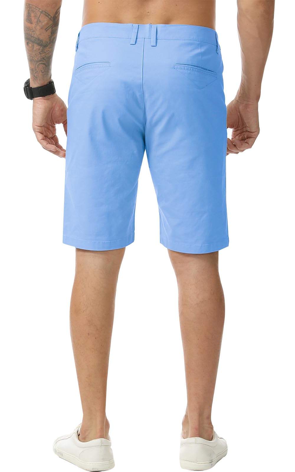 Men’s 7”/ 9” Chino Shorts Casual Elasticated Waist with 4 Pockets