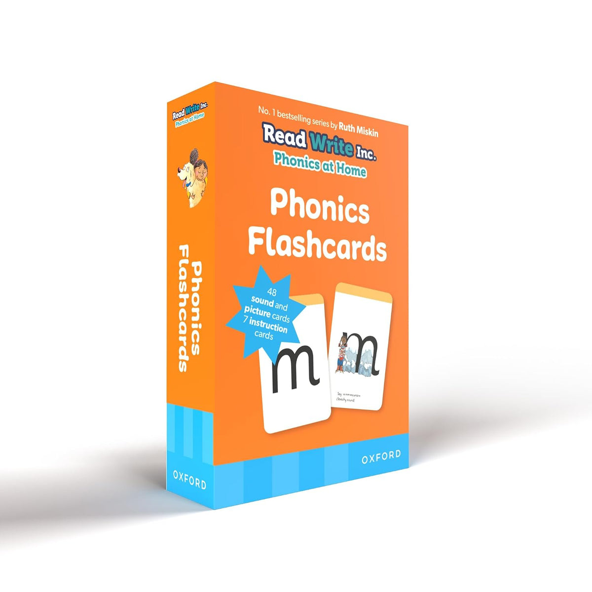 Phonics Flashcards - Read Write Inc Home - Set 1 Speed Sounds - Early Reading & Literacy for ages 4-6 - Ruth Miskin - EYFS & KS1 Phonics Practice