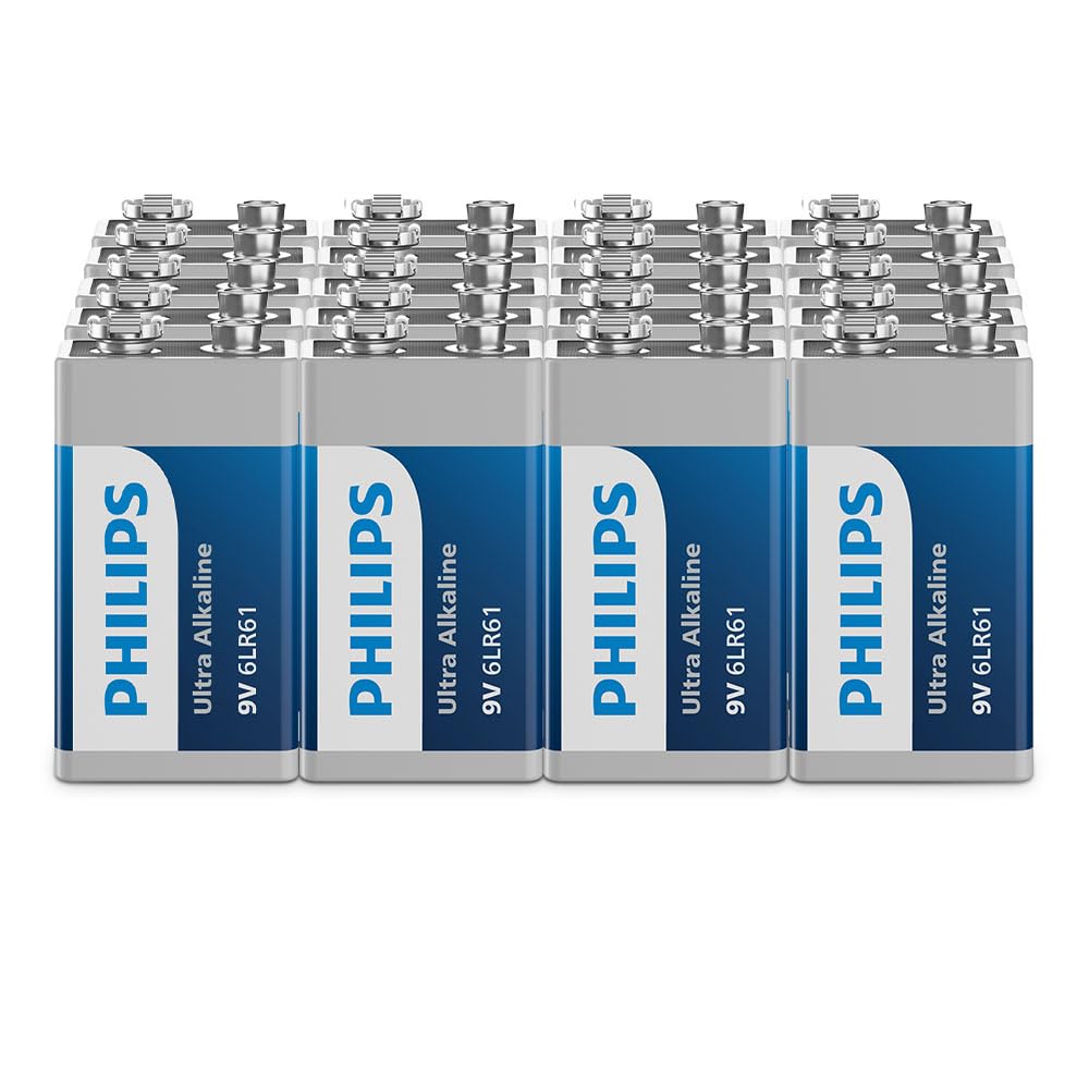 Philips Ultra AA Alkaline Batteries - Bulk Pack for High-Usage Devices and Offices, Pack of 100