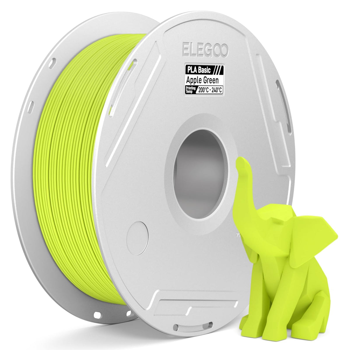 ELEGOO PLA Basic Refill 3D Printer Filament 1.75mm Red 1KG, Easy Storage