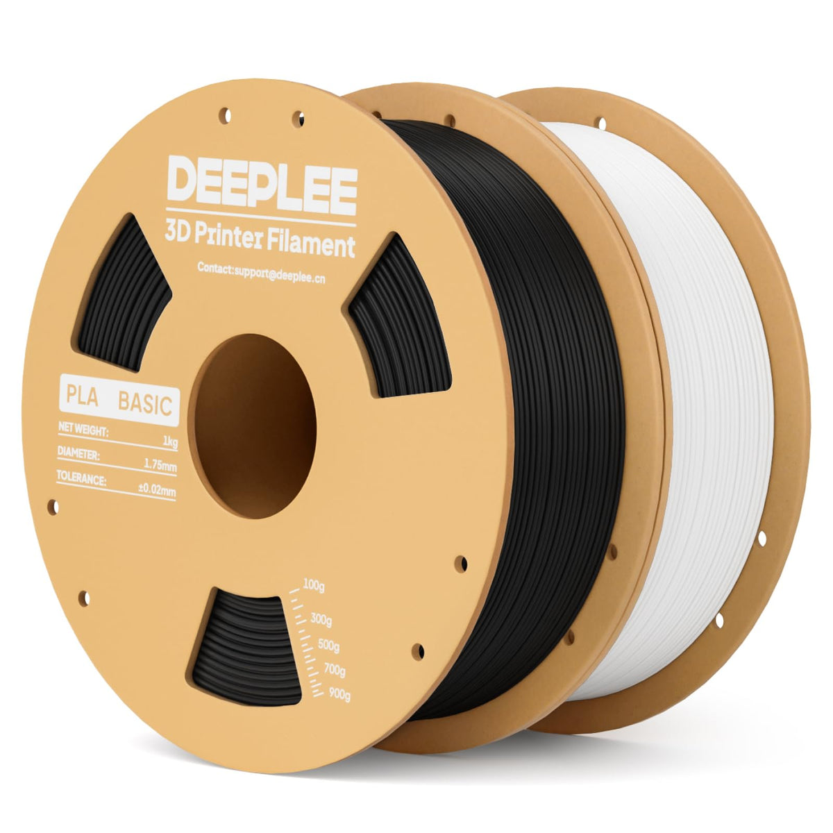 DEEPLEE PLA Filament 1.75mm, Basic 3D Filaments Beige 1kg