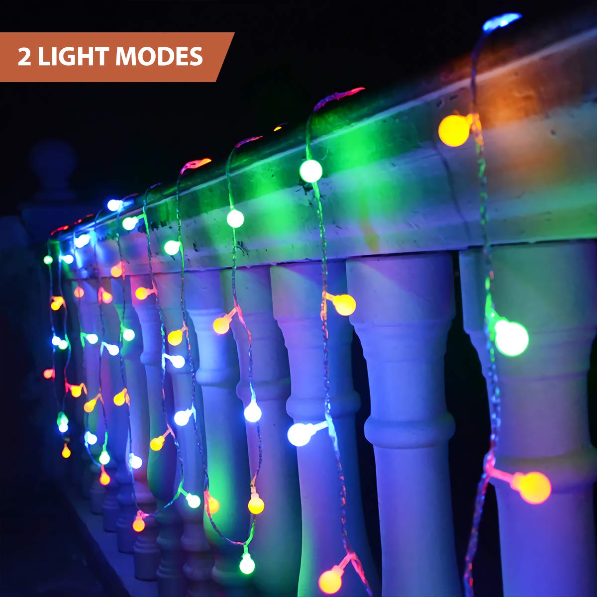 Fulighture Fairy Lights Battery Operated: 5m 16ft 40LED Snowflake