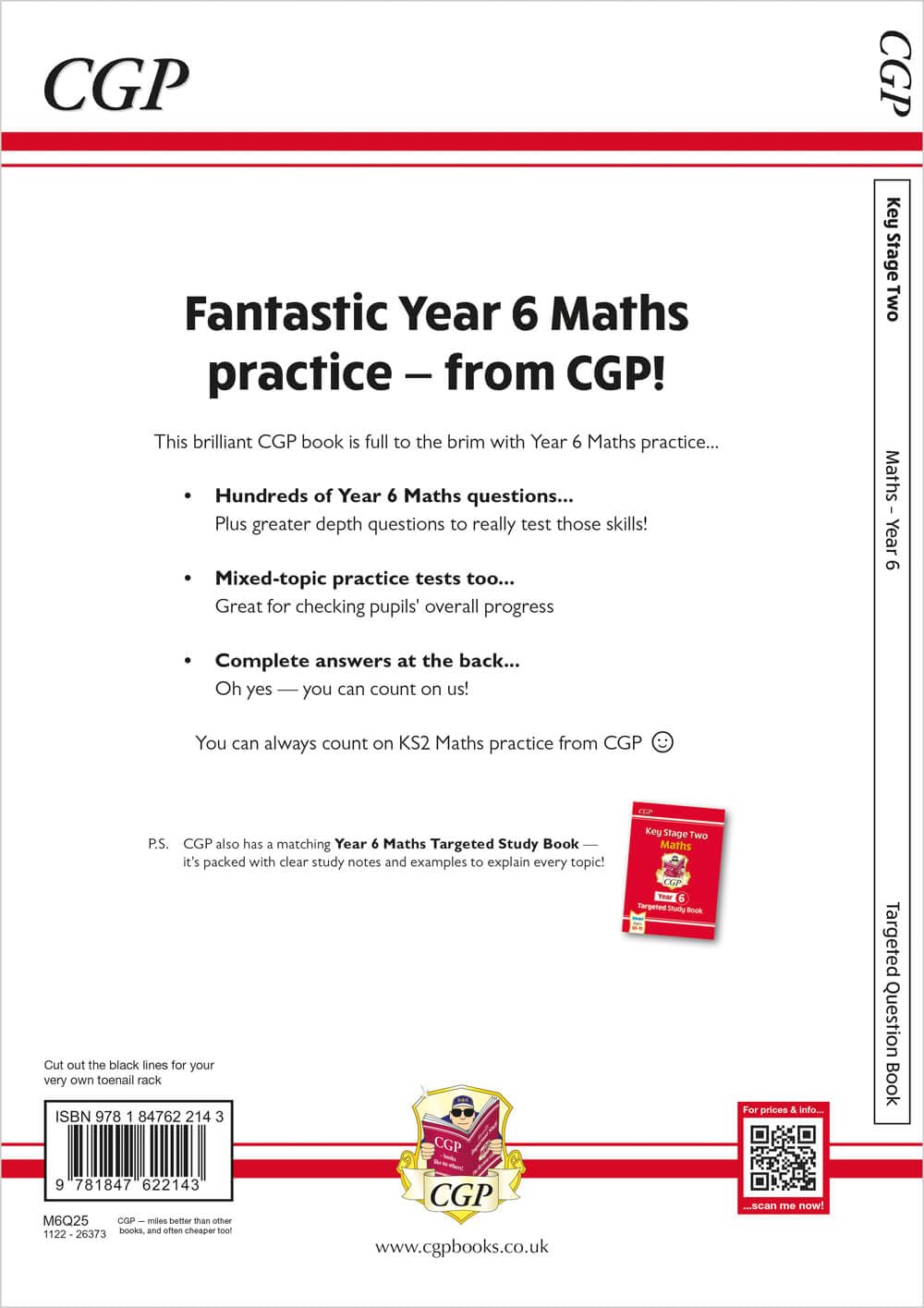 KS2 Maths Year 6 Targeted Question Book: great for SATS practice (CGP Year 6 Maths)