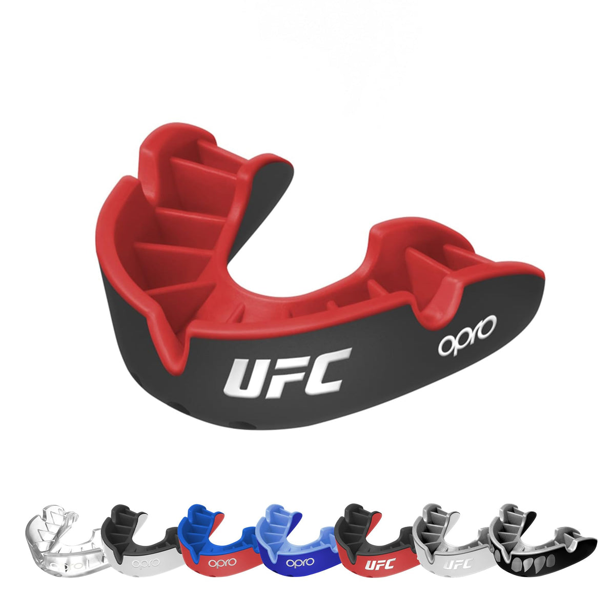 OPRO Silver Level Mouthguard Essential Fit – Gum Shield Adult and Kids – OPRO Mouth Guard Boxing and MMA, Easy Self-Fit Gum Shield Rugby and Hockey – Superior Protection with Dental Warranty