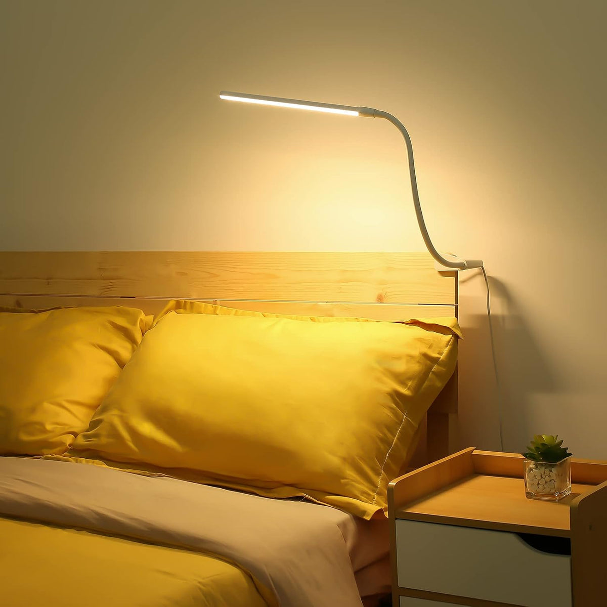 Lepro Desk Lamp Clamp, 460lm Eye-Caring Clip on LED Desk Light