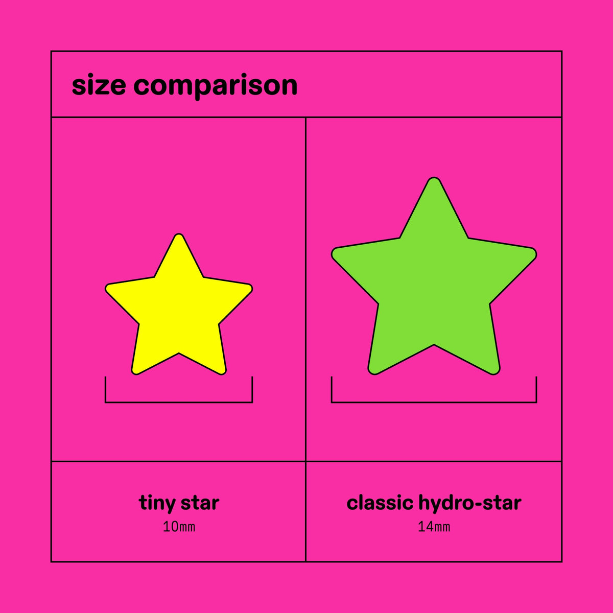 Starface Hydro-Star® Black Hydrocolloid Star-Shaped Pimple Patch, 96 ct
