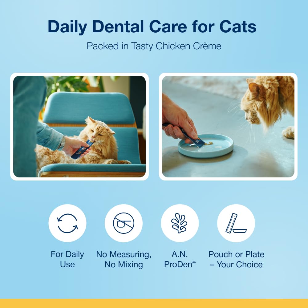 ProDen PlaqueOff 40g Powder for Cats, 100% Natural Tooth Care Powder, Protects Against Bad Breath, Helps with Tartar and Plaque
